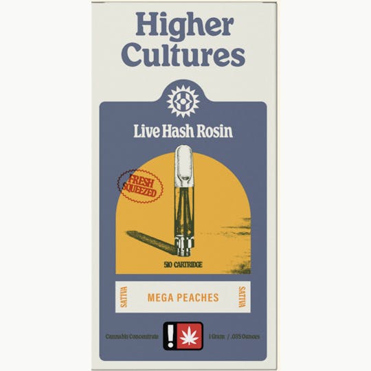 Higher Cultures - Higher Cultures | Mega Peaches | Cartridge | 1G - 1
