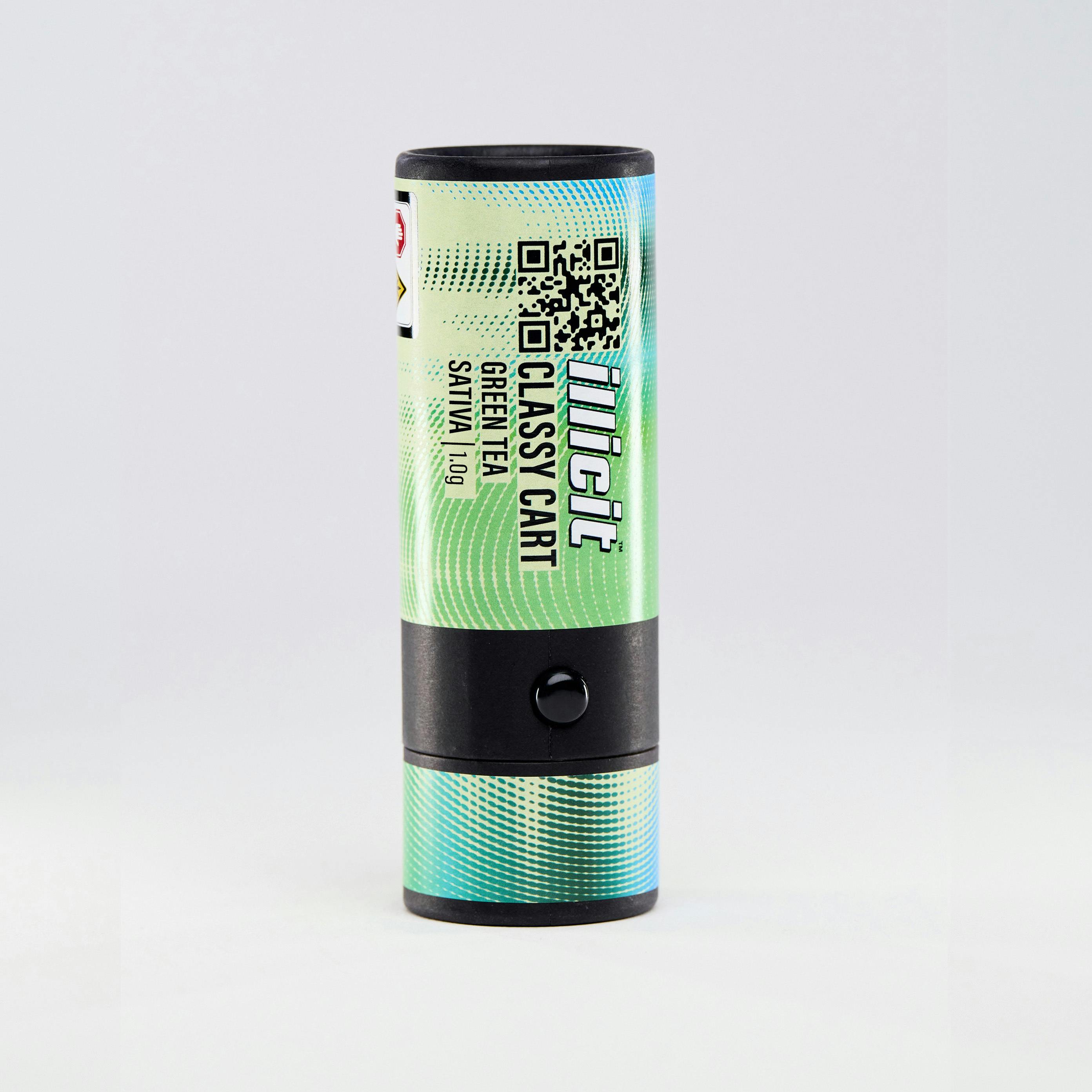 ILLICIT - Green Tea 1g Disposable Classy Cart - 1