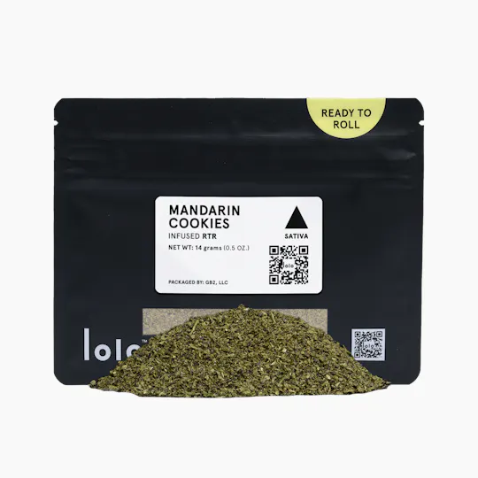 lolo - lolo | Mandarin Cookies | Indoor Kief Infused Ready To Roll | 14g - 1