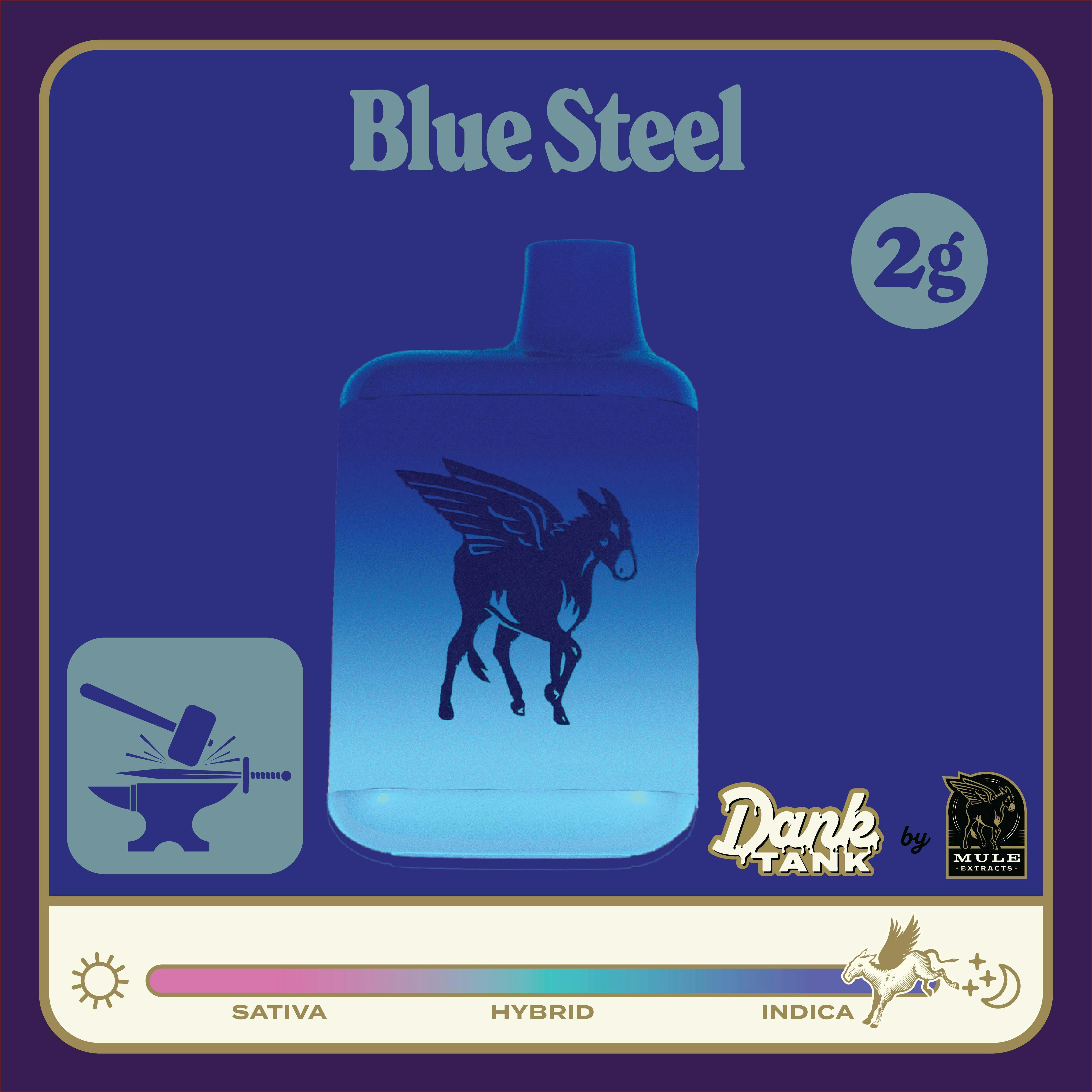 Mule Extracts - Mule Extracts | Blue Steel | Dank Tank Disposable | 2g - 1