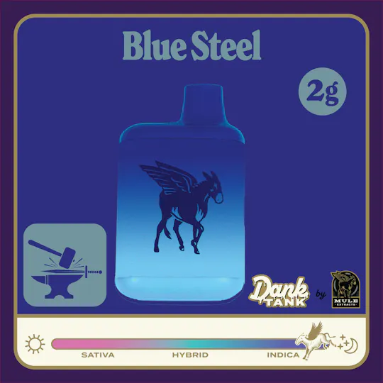 Mule Extracts - Mule Extracts | Blue Steel | Dank Tank Disposable | 2g - 1