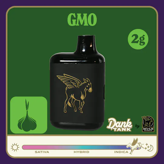 Mule Extracts - GMO | Dank Tank LR Disposable | 2g - 1