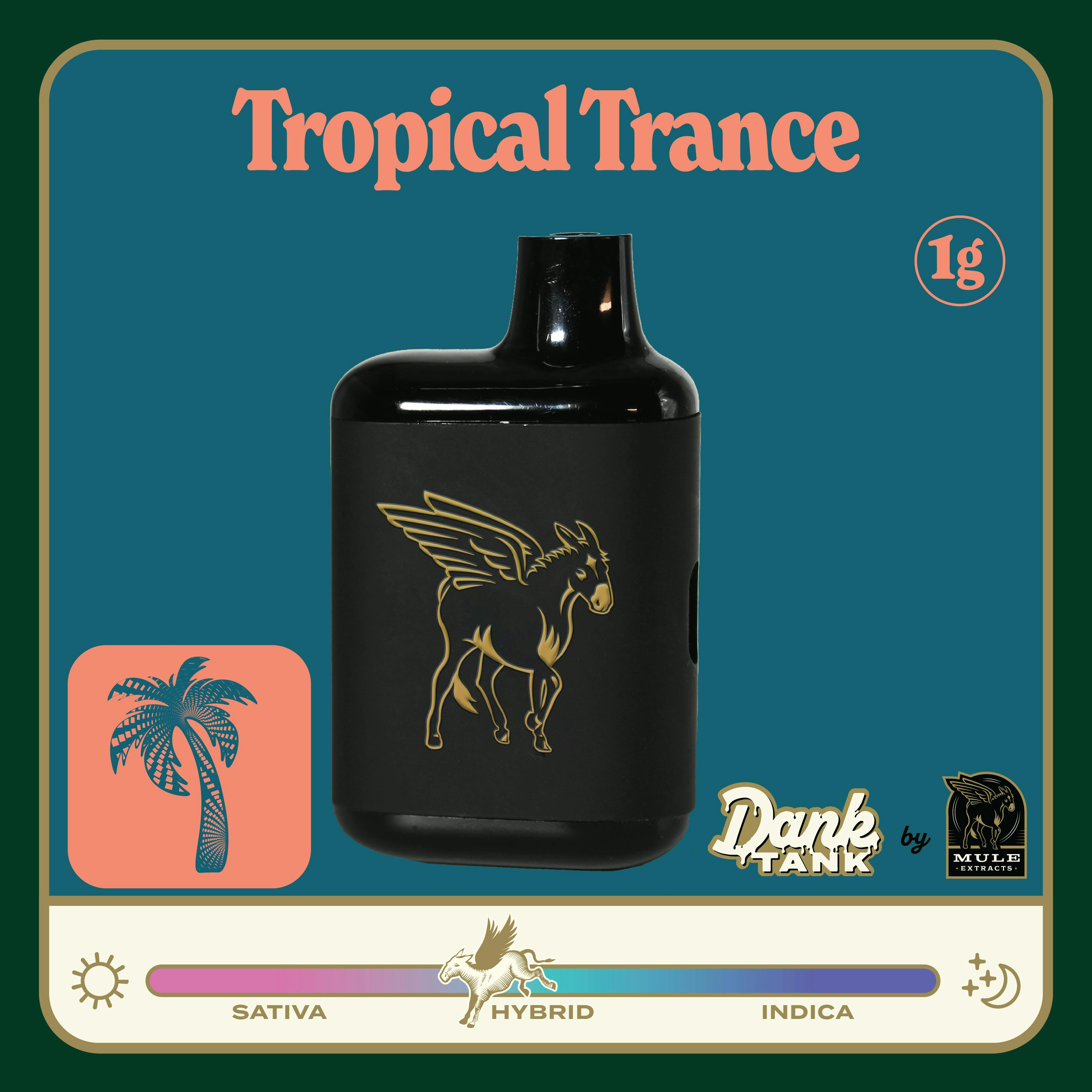 Mule Extracts - Mule Extracts | Tropical Trance | Dank Tank Disposable | 1g - 1