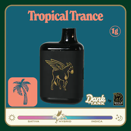 Mule Extracts - Mule Extracts | Tropical Trance | Dank Tank Disposable | 1g - 1