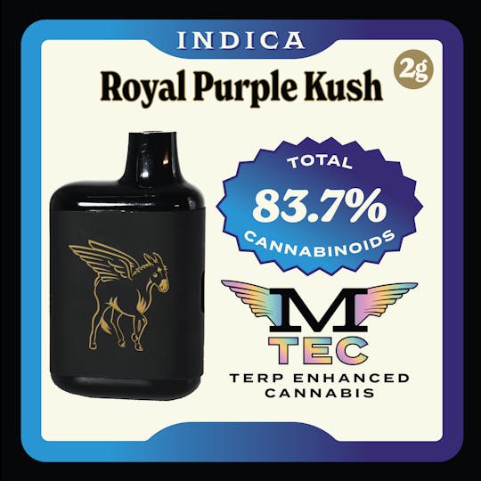 Mule Extracts - 2g M-TEC Dank Tank - Royal Purple Kush 83.7% (Indica) - 1