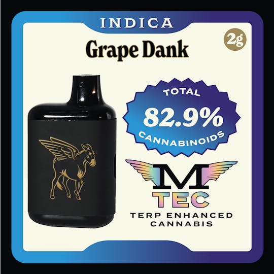 Mule Extracts - 2g M-TEC Dank Tank - Grape Dank 82.9% (Indica) - 1