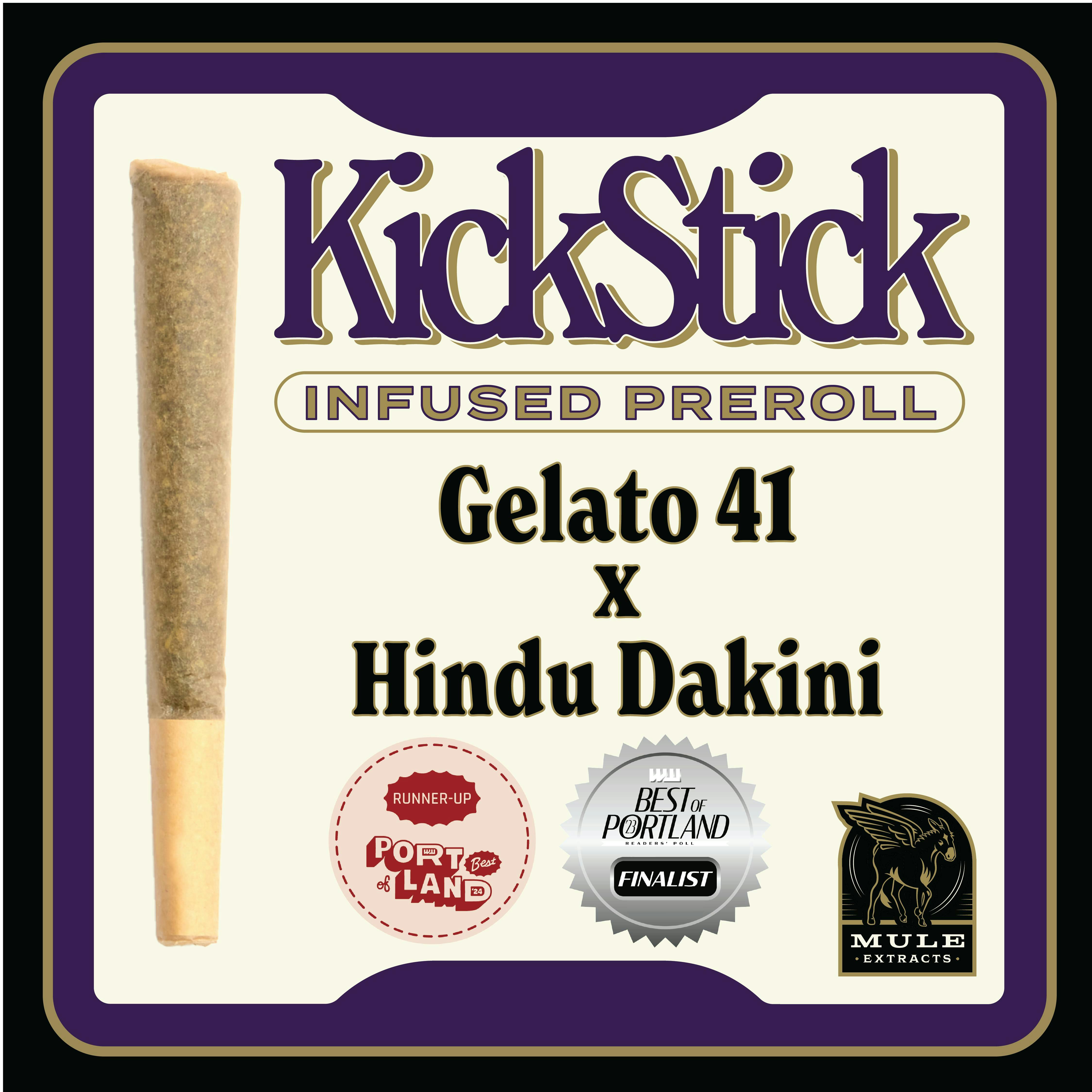 Mule Extracts - Mule Extracts | Gelato 41 x Hindu Dakini | Infused Joint | 1g - 1