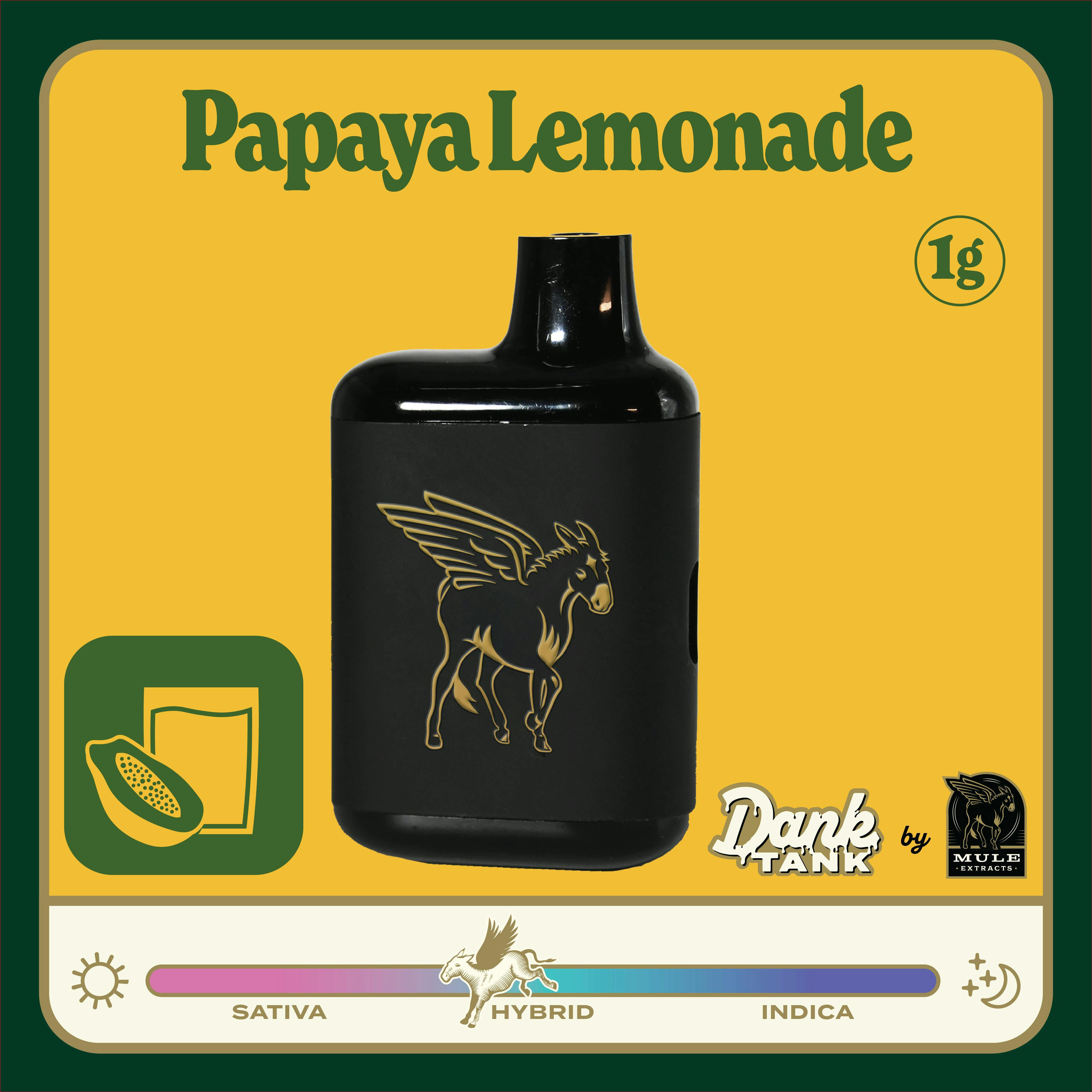 Mule Extracts - Mule Extracts | Papaya Lemonade | Live Resin Cartridge | 1g - 1