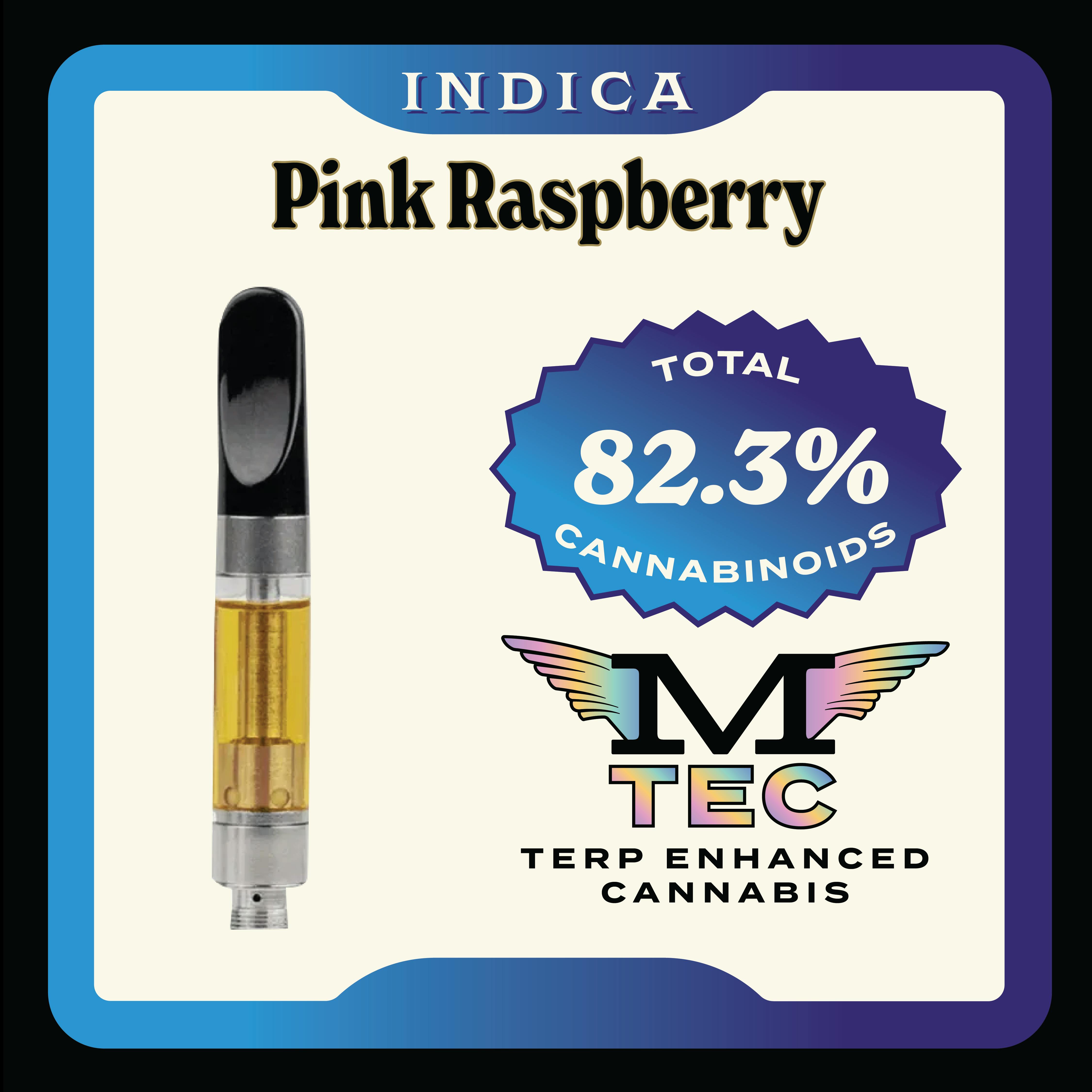 Mule Extracts - 1g Cart Pink Raspberry 82.3% (Indica) - 1