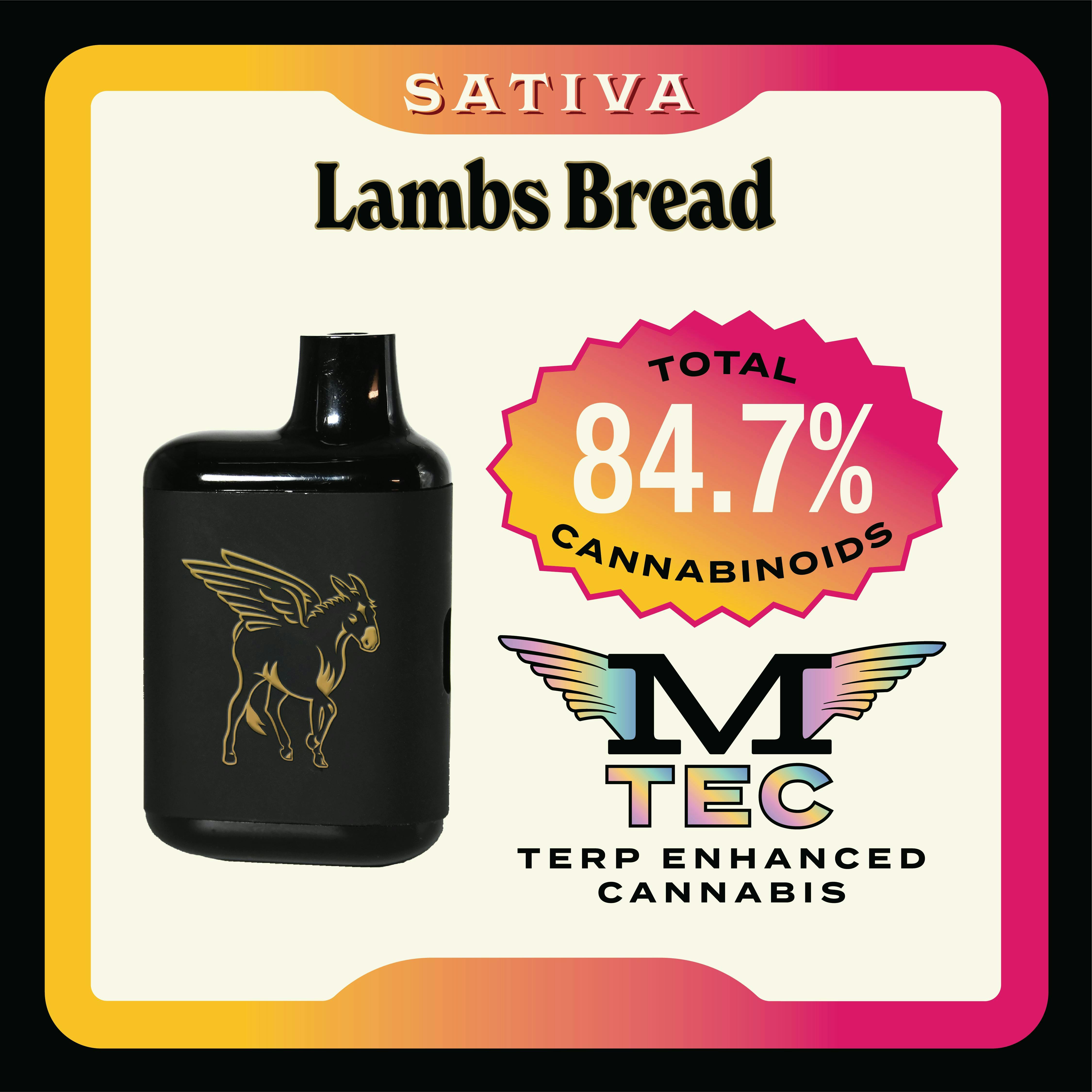 Mule Extracts - Mule Extracts | Lambs Bread | Dank Tank Disposable | 2g - 1