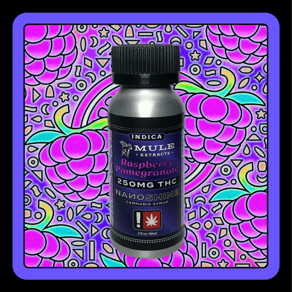 Mule Extracts - 250mg Raspberry Pomegranate NanoShine (Indica) - 1
