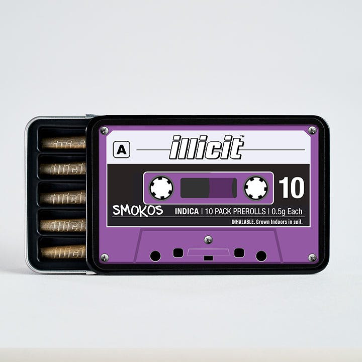 ILLICIT - Blueberry Muffin .5g Smokos Preroll 10-Pack - 1