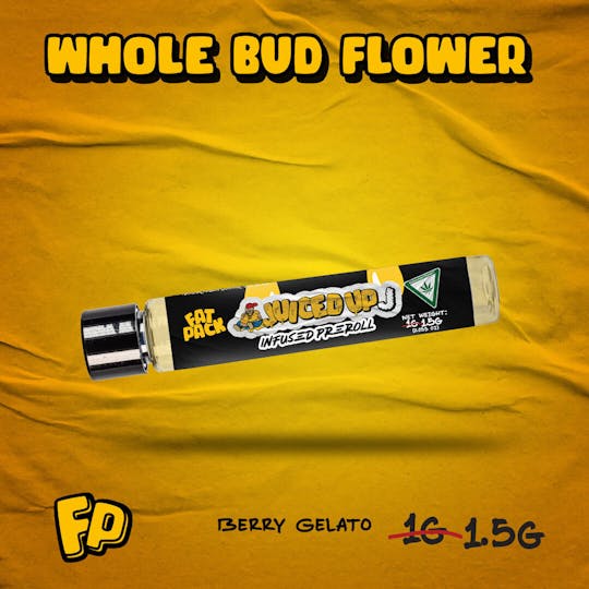 Fat Pack - JUICED UP J: Berry Gelato (1.5G Infused Preroll) - 1