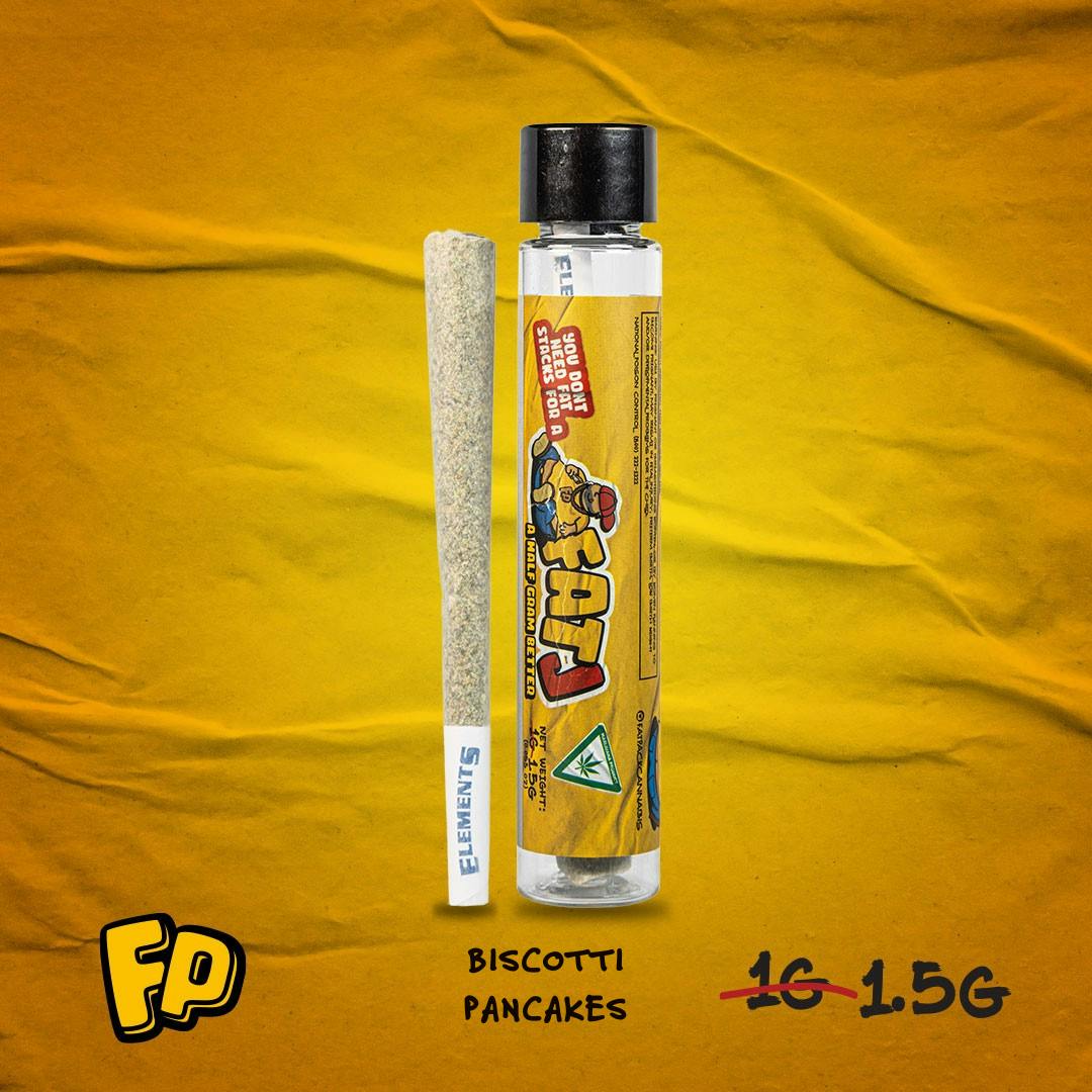 Fat Pack - FAT J: Biscotti Pancakes (1.5G Preroll) - 1