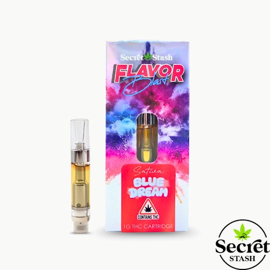 Secret Stash - Secret Stash | Flavor Blast Disty Cart | Sativa | Blue Dream | 1g - 1