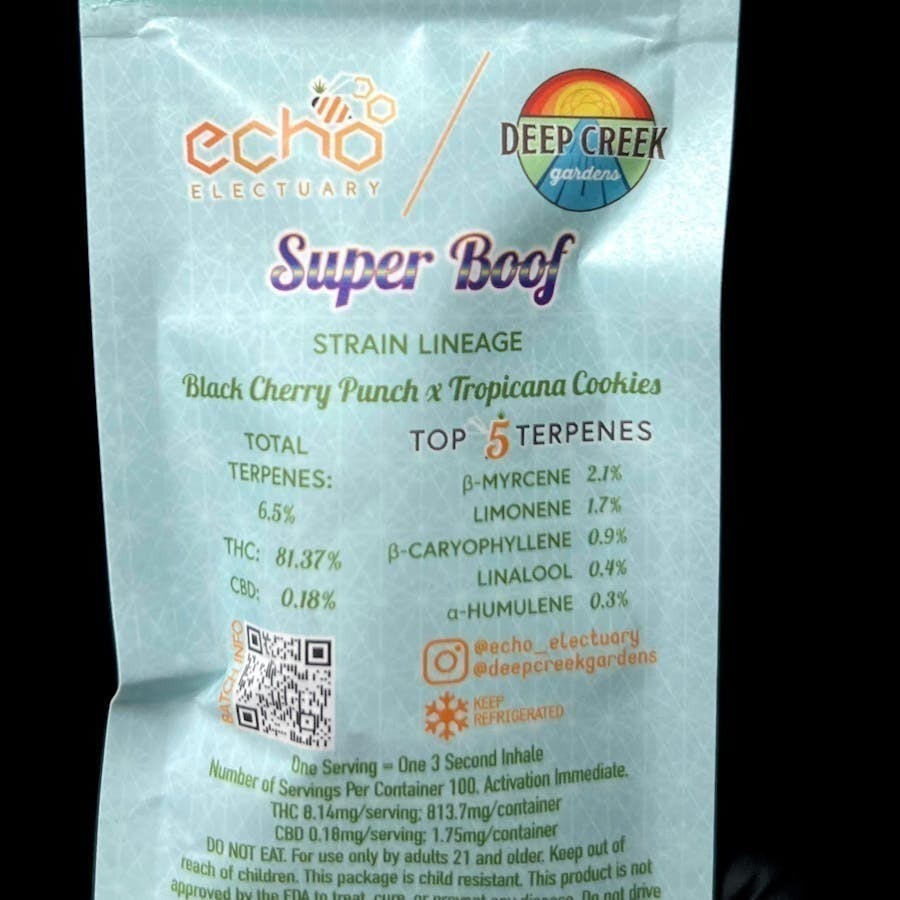 Echo Electuary - Super Boof 1g Live Nectar Cart 1g - 1