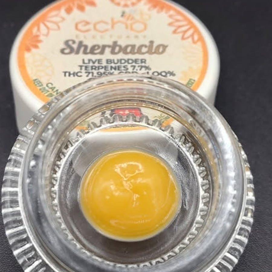 Echo Electuary - Sherbacio Live Budder 1g - 1