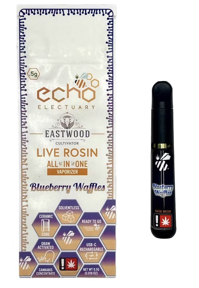 Echo Electuary - Blueberry Waffles AIO Rosin .5g - 1