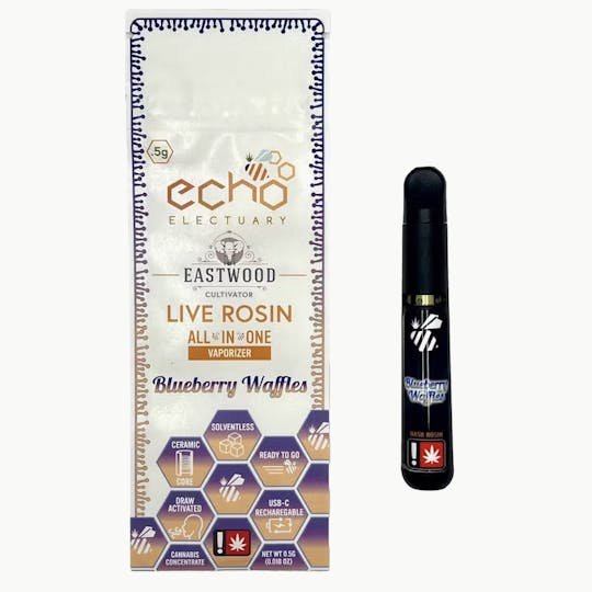 Echo Electuary - Blueberry Waffles AIO Rosin .5g - 1