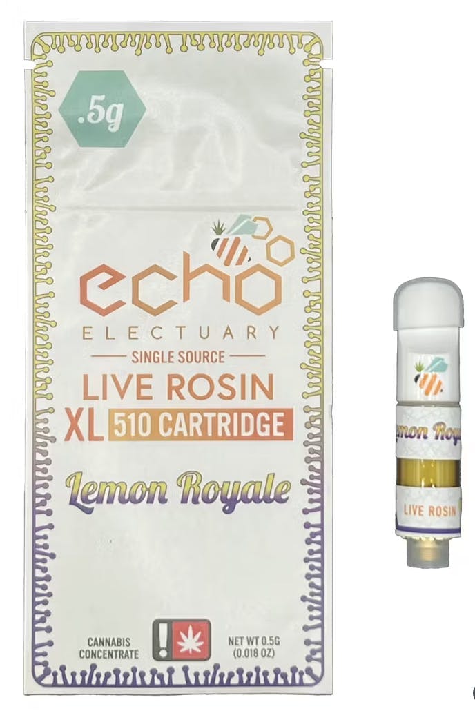 Echo Electuary - Lemon Royale Live Rosin XL Cart 1g - 1