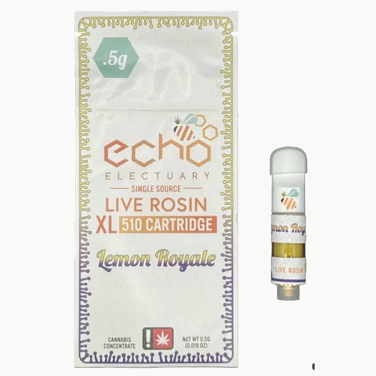 Echo Electuary - Lemon Royale Live Rosin XL Cart 1g - 1
