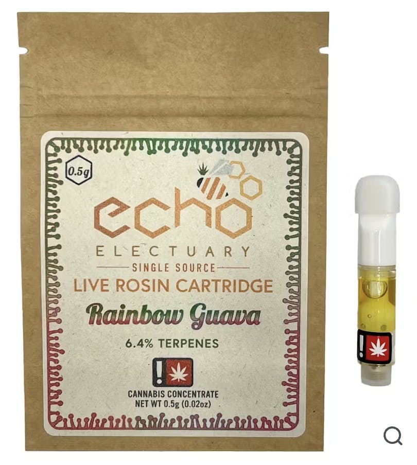 Echo Electuary - Rainbow Guava Live Rosin Cart 1g - 1