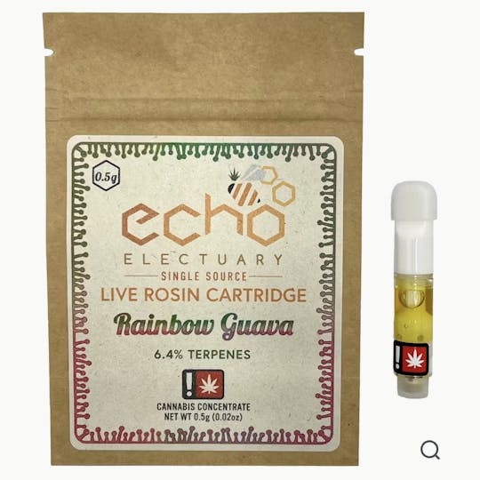 Echo Electuary - Rainbow Guava Live Rosin Cart 1g - 1