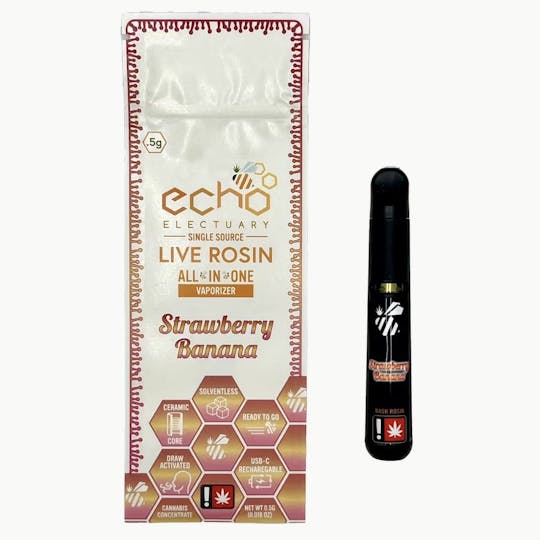 Echo Electuary - Strawberry Banana AIO Rosin 1g - 1