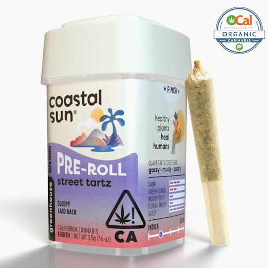 Coastal Sun - Street Tartz Greenhouse 0.35 Pre-Roll 10pk 3.5g - 1