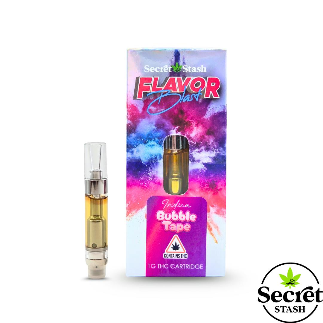 Secret Stash - Secret Stash | Flavor Blast Disty | Indica | Bubble Tape | 1g - 1