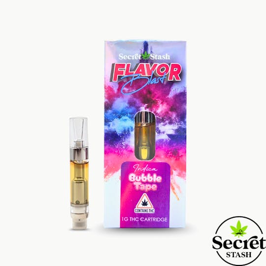 Secret Stash - Secret Stash | Flavor Blast Disty | Indica | Bubble Tape | 1g - 1