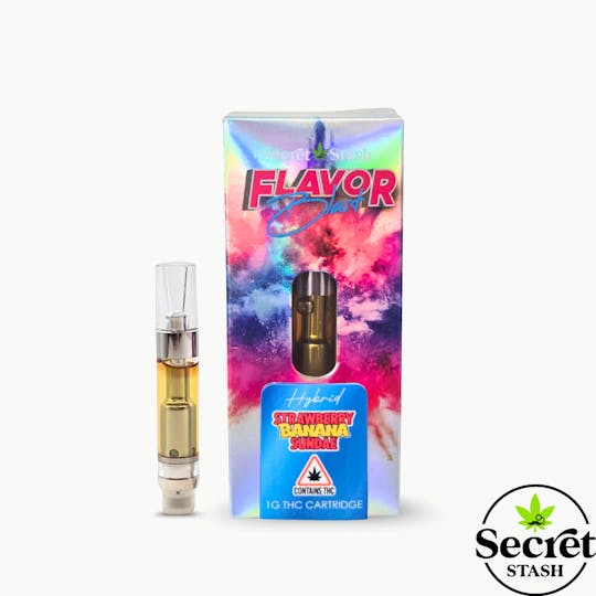 Secret Stash - Secret Stash | Flavor Blast Disty | Strawberry Banana Sundae | 1g - 1