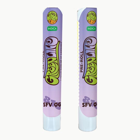 Greenline - SFV OG - Indoor Flower Pre-Roll - Indica - 1g - 1