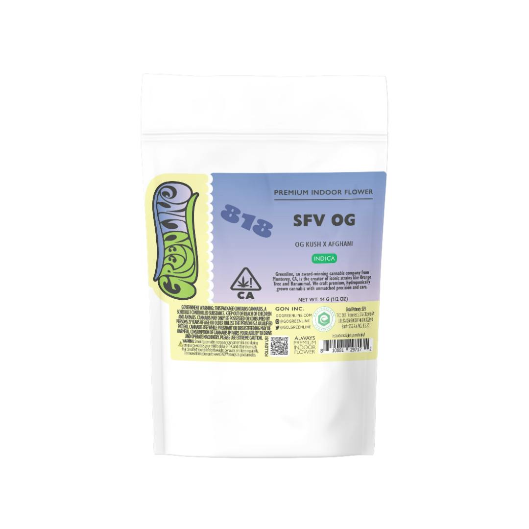 Greenline - SFV OG - 1/2 oz - Indoor - Indica - 14g - 1