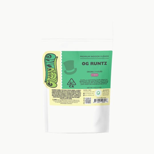 Greenline - OG Runtz - 1/2 oz - Indoor - Hybrid - 14g - 1