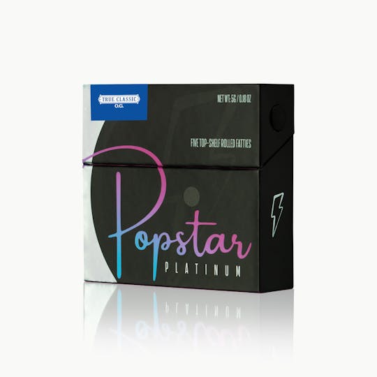 Rockstar Cannabis - Popstar Platinum | 5g | 5pk | True Classic True OG - 1