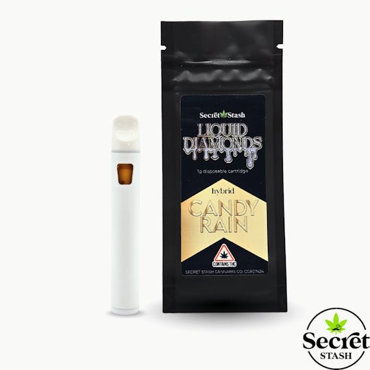 Secret Stash - Secret Stash | Disposable Cart | Liquid Diamonds | Candy Rain | 1g - 1