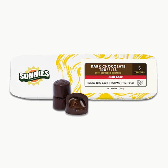 SunMed Growers - Truffles Dark Chocolate Espresso 200mg - 1