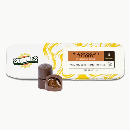 SunMed Growers - Truffles Milk Chocolate Caramel Edible 50mg - 1