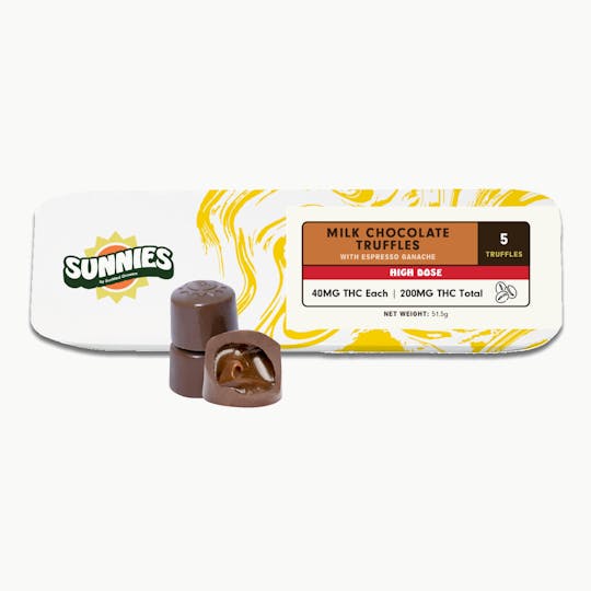 SunMed Growers - Truffles Milk Chocolate Espresso 200mg - 1