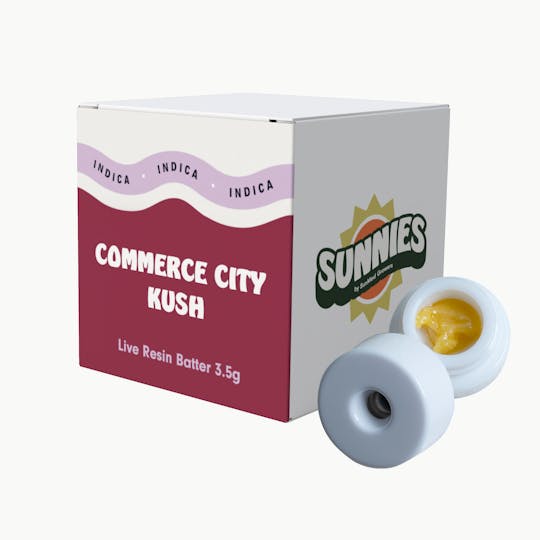 SunMed Growers - Commerce City Kush Live Resin Batter 3.5g - 1