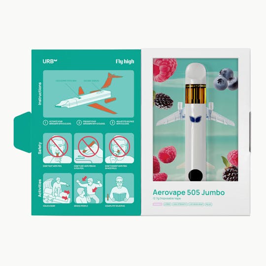 Urb NM - Urb NM - 2.7g Aerovape Jumbo - Gas Berry - 1