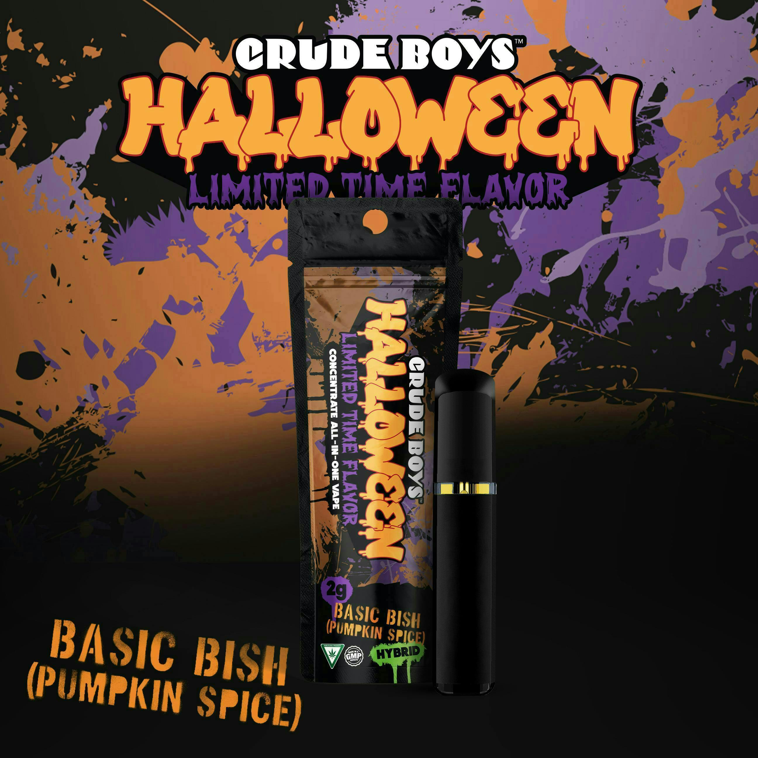 Crude Boys Concentrates - Crude Boys Concentrates | Basic Bish | Disposable | 2g - 1