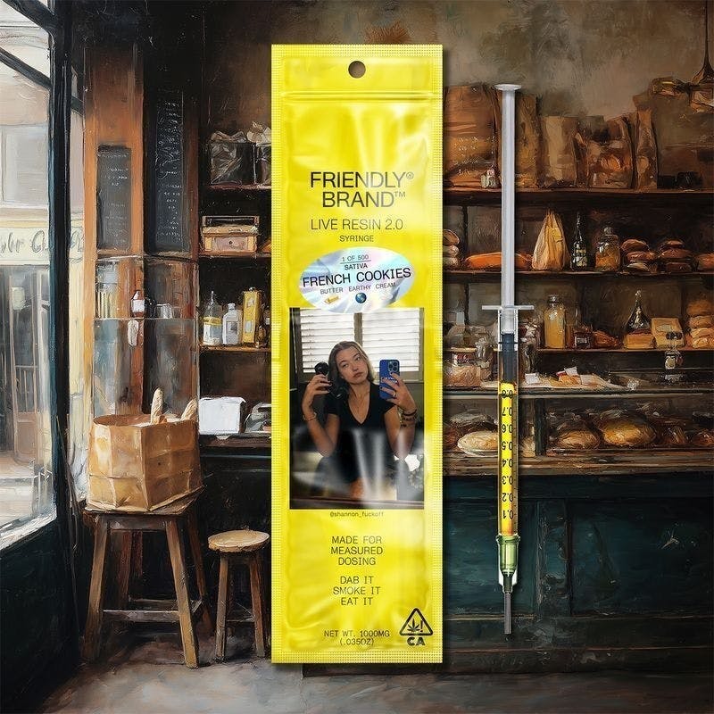 Friendly Brand - Friendly Brand | Live Resin Applicator | French Cookies | Extract Oils | 1g - 1