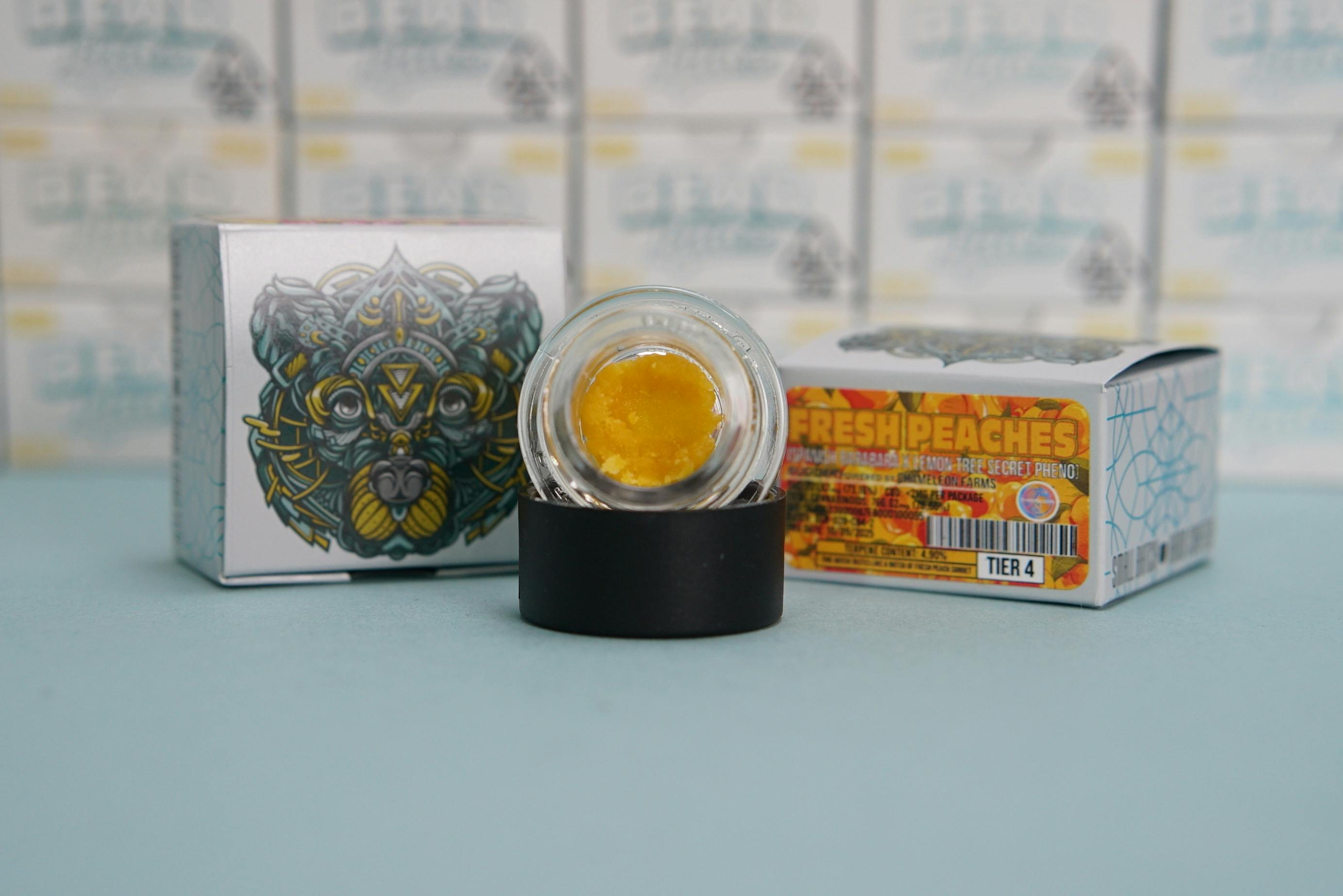 Bear Labs - BEAR Labs - Fresh Peaches - Cured Resin Budder Tier 4 - 1