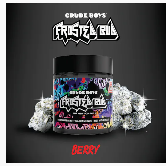Crude Boys Concentrates - Crude Boys Concentrates | Berry Frosted Bud | Infused Big Buds | 3.5g - 1