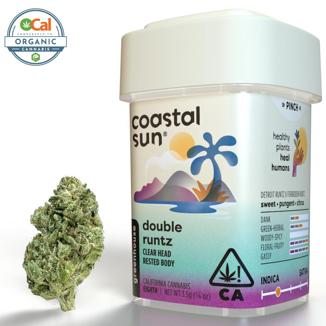 Coastal Sun - Double Runtz Greenhouse Flower 3.5g - 1