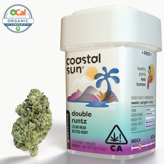 Coastal Sun - Double Runtz Greenhouse Flower 3.5g - 1