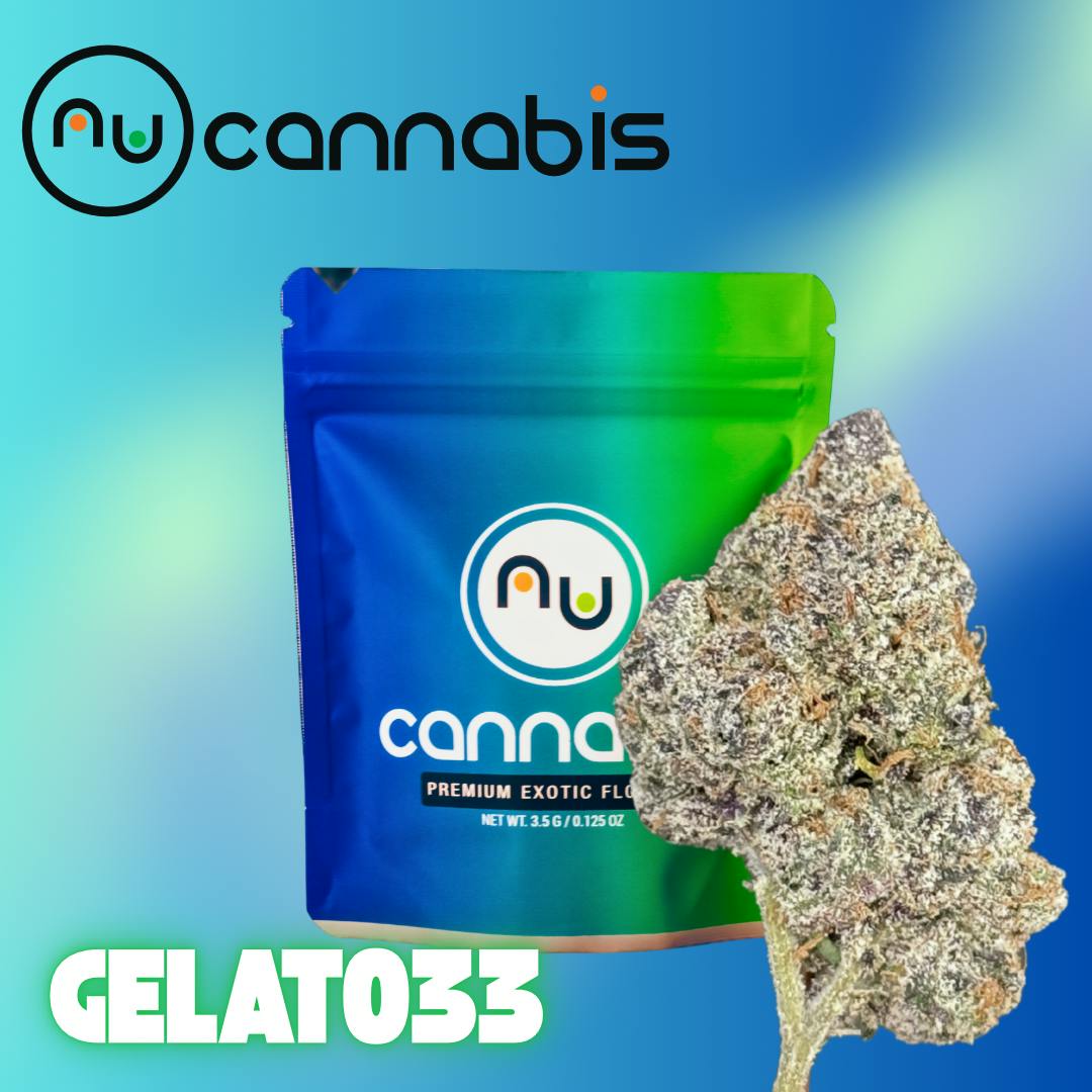 Nu Cannabis Brand - NuCannabis - Gelato33 3.5g - INDOOR PREMIUM FLOWER - 1