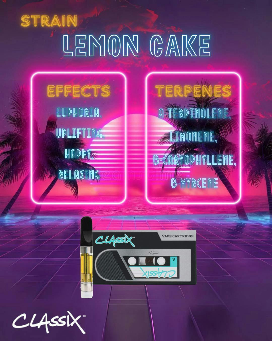 Classix - Classix 0.5g Cartridge - Lemon Cake - 1